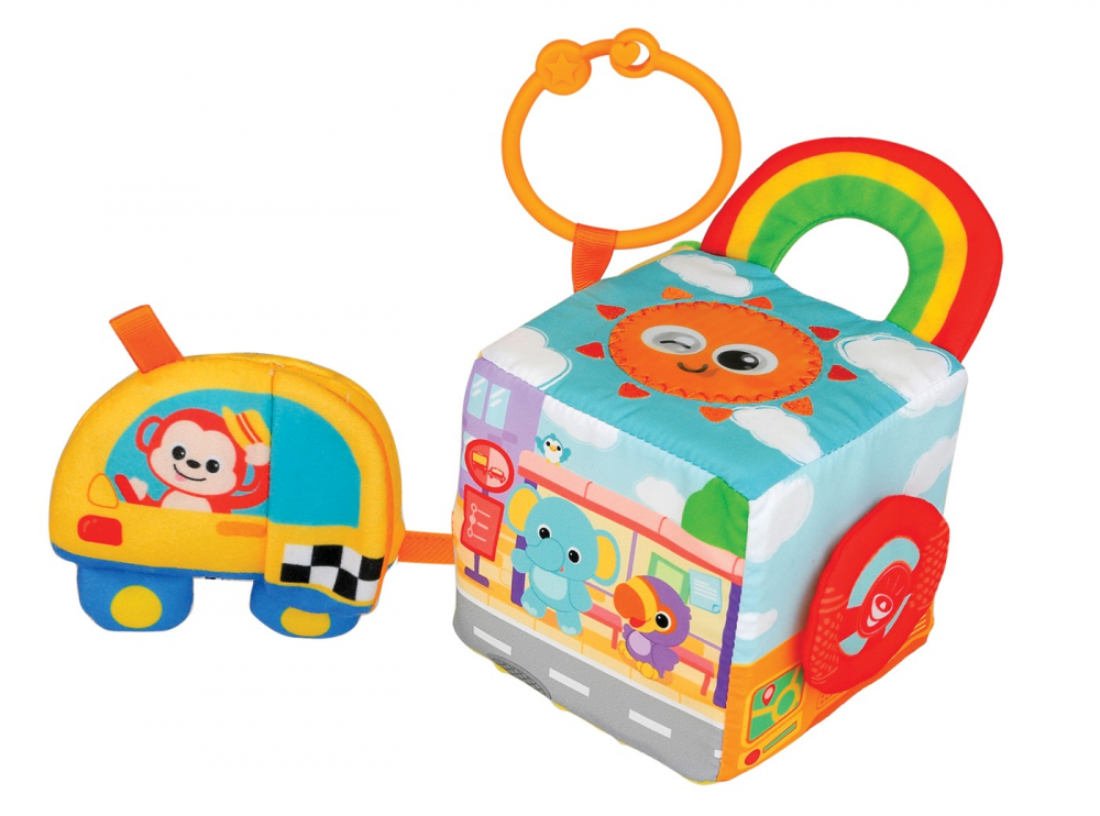 Cub Textil Winfun | Activități Senzoriale Bebeluși - imagine 4