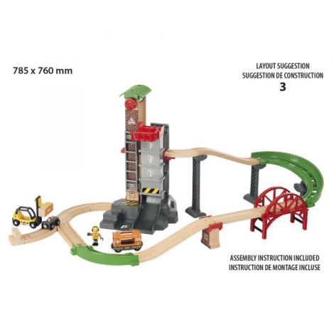 Set Depozit Marfuri Brio 33887 - Construieste la Inaltime - imagine 3