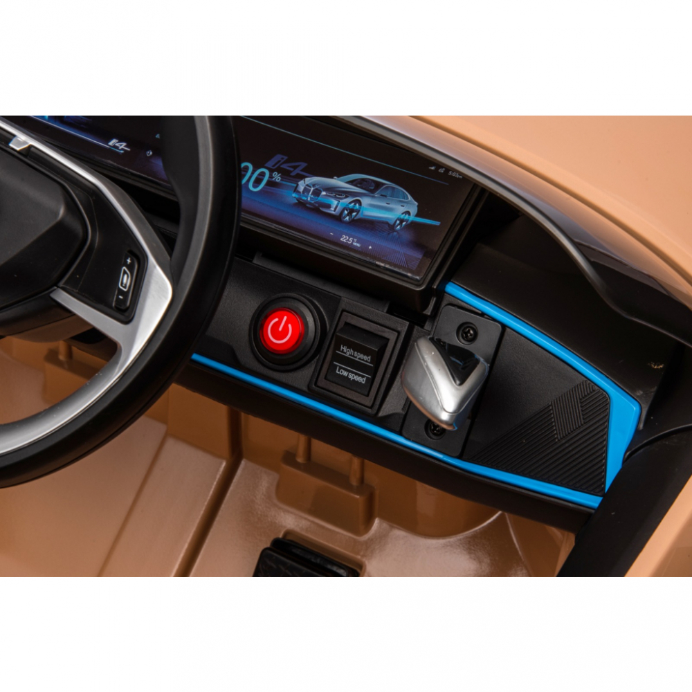 Mașinuță Electrică BMW I4 Brown 12V - imagine 8