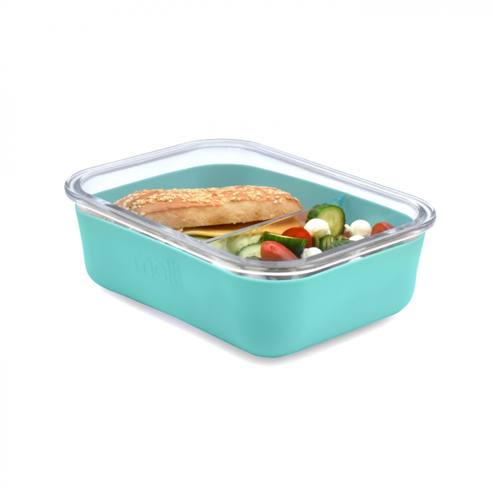 Recipient Sticla Melii Blue 740ml cu Husa Silicon - imagine 2