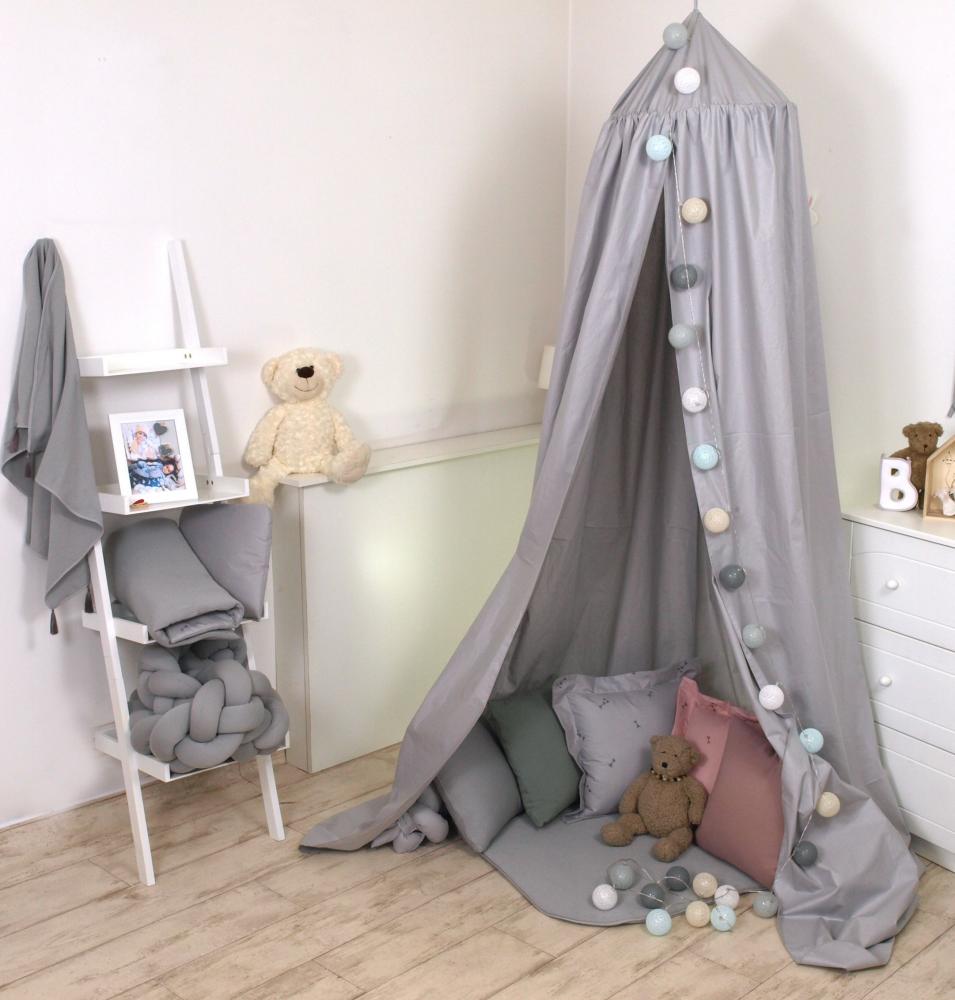 Baldachin Amy Pure Grey | Somn Linistit 250x320 cm - imagine 2