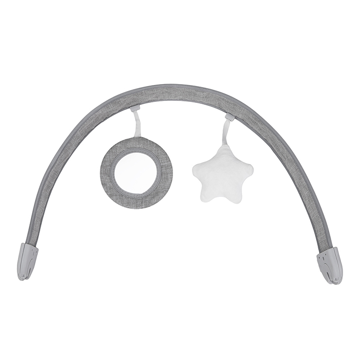 Leagan Bebelus Momi Tuli Grey - Siguranta si Confort - imagine 3