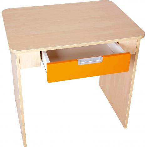Birou Quadro Orange cu Sertar Moje Bambino - imagine 2