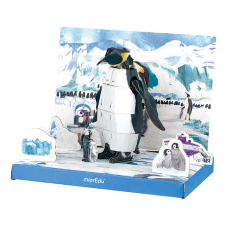 Puzzle 3D Pinguin Imperial Deluxe | Mieredu - imagine 4