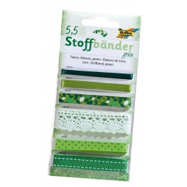 Panglica Hobby Verde, Folia Paper, Set 6 Bucăți