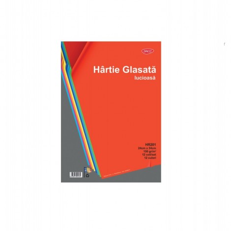 Hartie Glasătă Lucioasă Daco 12 File