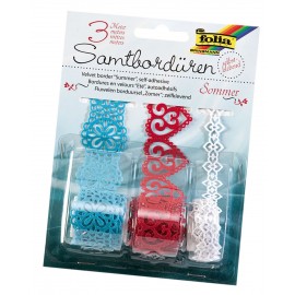 Bordura Autoadeziva Vara Folia Paper, Set 3 Bucati