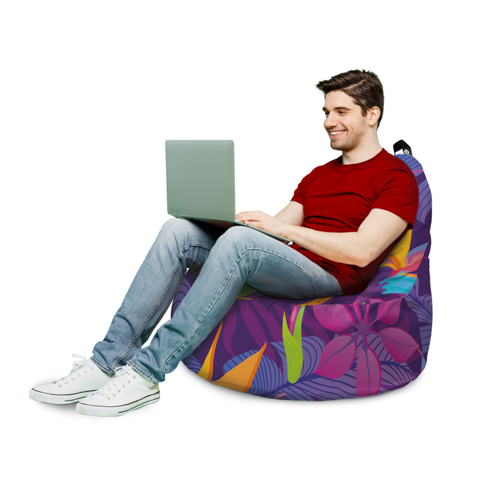 Fotoliu Puf Updeco Big Chill, Relaxare Jungle Night - imagine 3