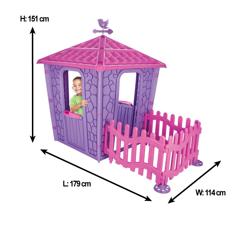 Căsuță Grădină Pilsan Stone House PinkPurple