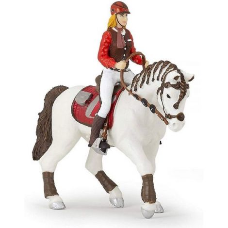 Set Poney Club Papo - 4 Figurine & Boxă Inclusă - imagine 5