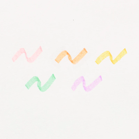 Markere Pastel Ooly Le BonBon Set 5 Culori - imagine 6
