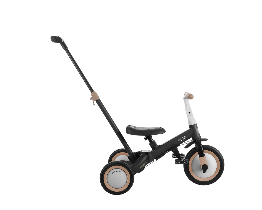 Tricicleta KikkaBoo Flip 5-in-1, Neagră - imagine 9