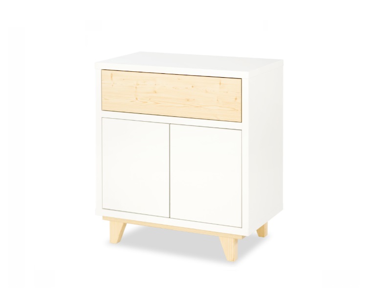 Set Mobilier Copii Klups Lydia Alb Natur