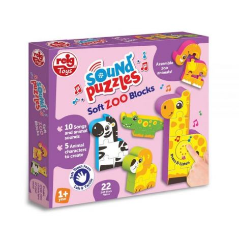Reig Puzzle 3D Animale cu Sunete