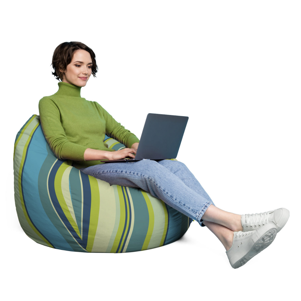 Husa Bean Bag Para XL Marinha Mint | Updeco - imagine 4