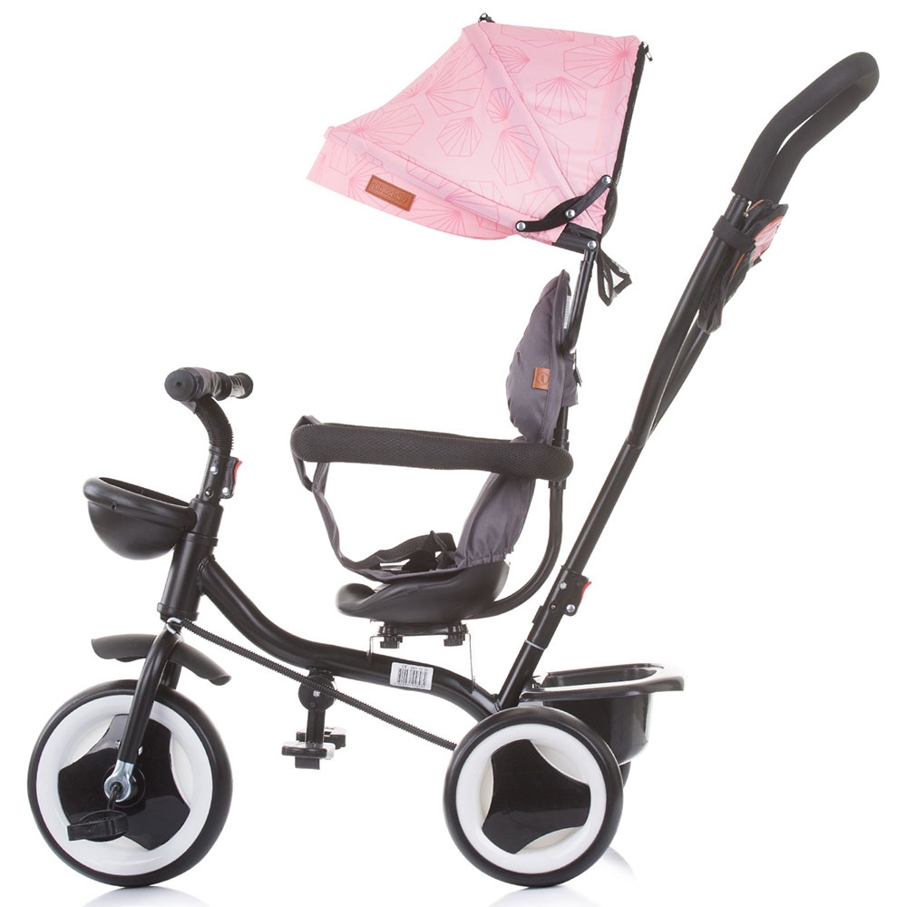Tricicleta Chipolino Jazz Blush, Scaun Rotativ 360°