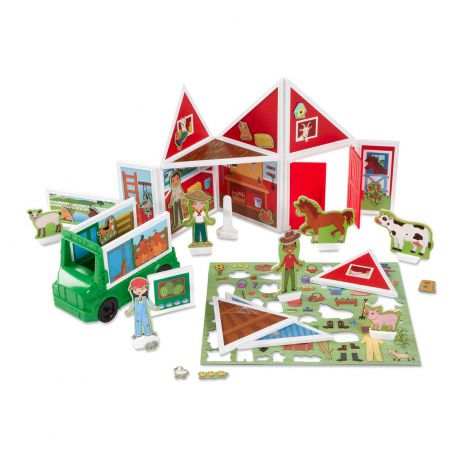 Set Magnetic La Ferma Melissa & Doug, 102 Piese - imagine 3