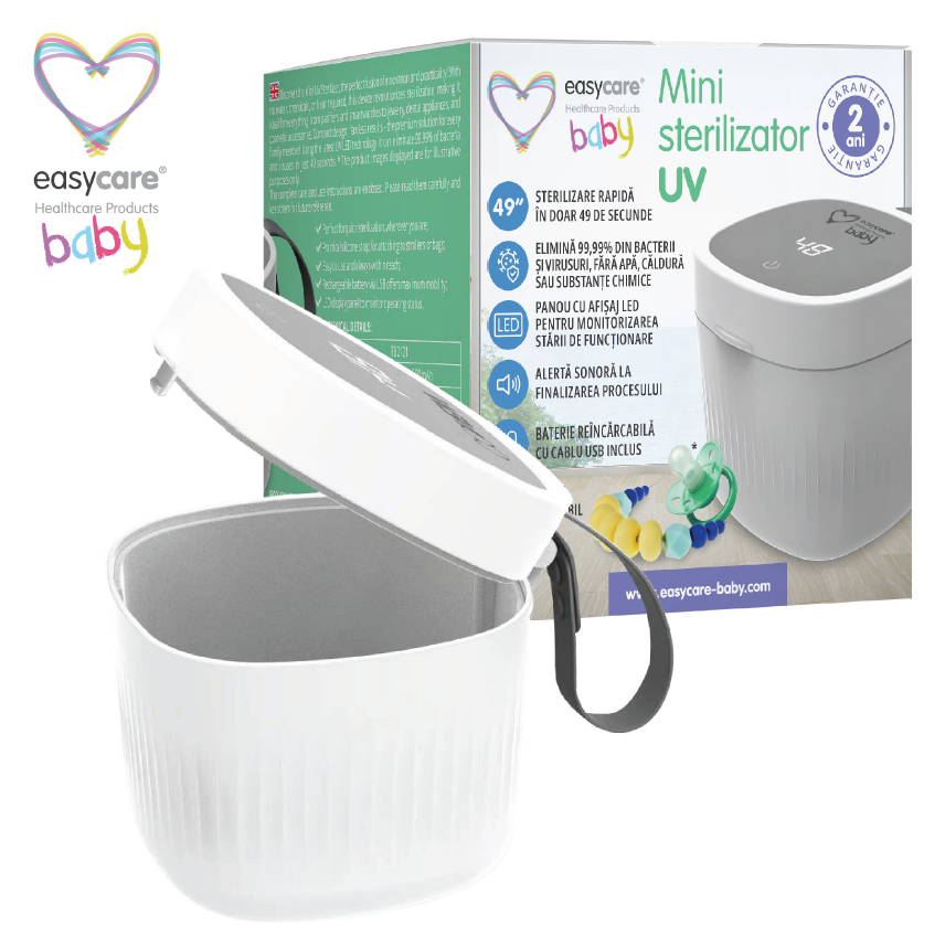 Mini Sterilizator UV Easycare Baby - 99.9% Igienă - imagine 10