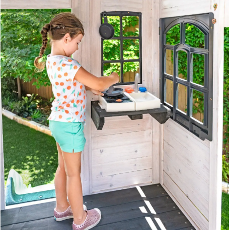 Complex Joaca KidKraft Woodland View cu Tobogan & Casuta - imagine 4