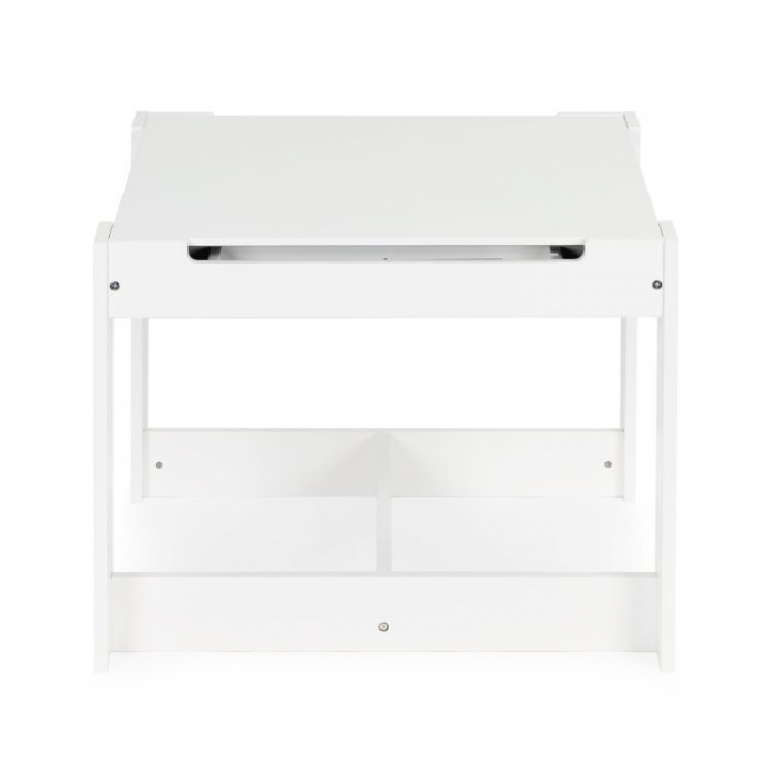 Set masă 2 scaune Ecotoys lemn și tablă de scris - imagine 3