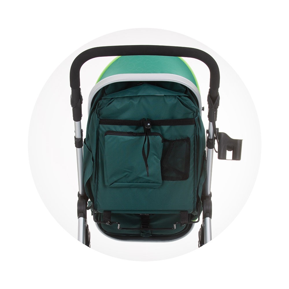 Carucior Chipolino Havana 2 in 1 Aloe, Landou & Scaun - imagine 10