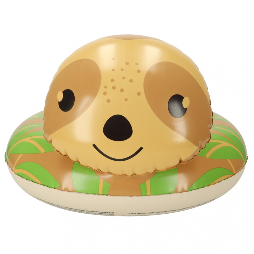 Colac Gonflabil Copii Bestway, Model Sloth, 50x46 cm - imagine 4