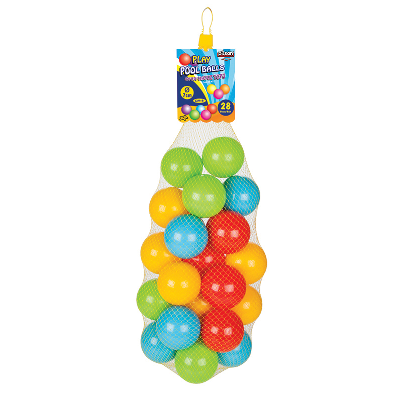 Set 28 Bile Joaca Pilsan 7 cm