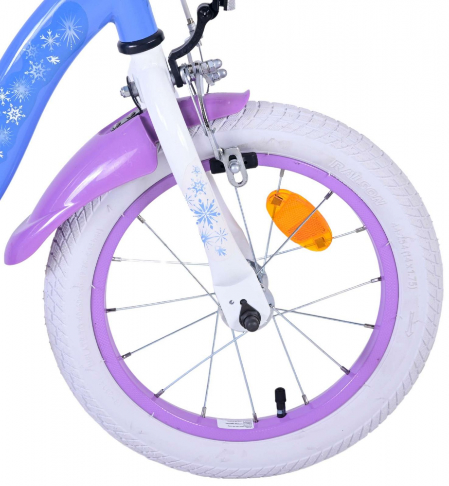 Bicicleta Disney Frozen 14" Eandl, Frână și Ghidon Reglabil - imagine 12