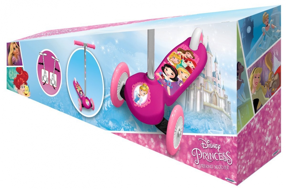 Trotineta Stamp Disney Princess, 3 roti - imagine 3
