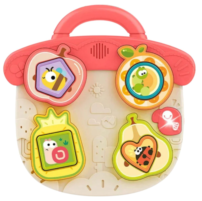 Panou Interactiv Baby BusyBoard Huanger Roz