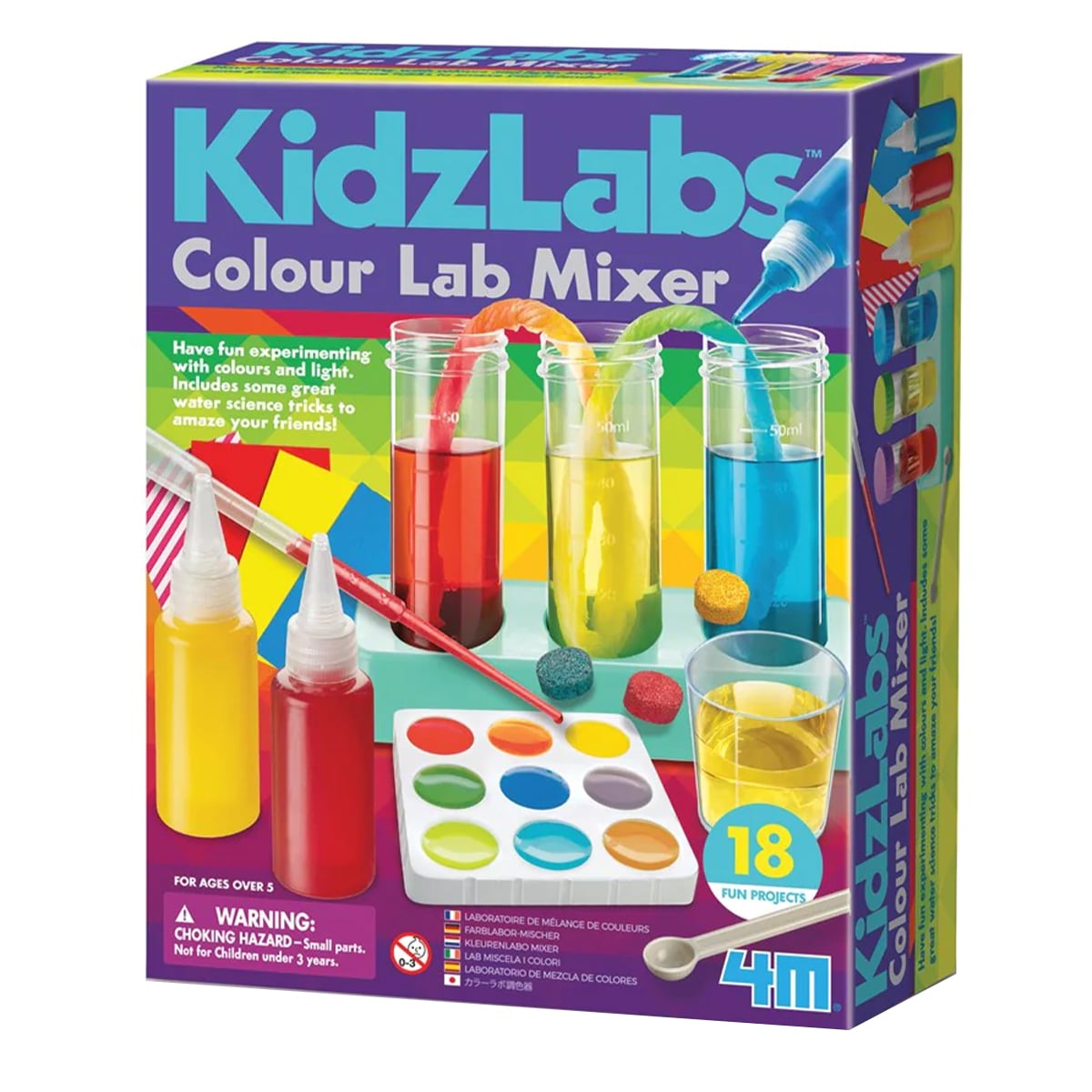 Laborator amestec culori 4M - Experimente științifice