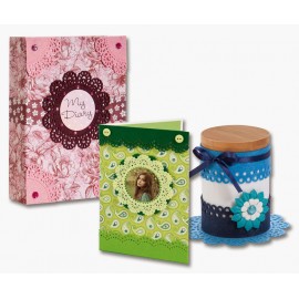 Set 4 Borduri Fetru Galben Mix | Folia Paper - imagine 3