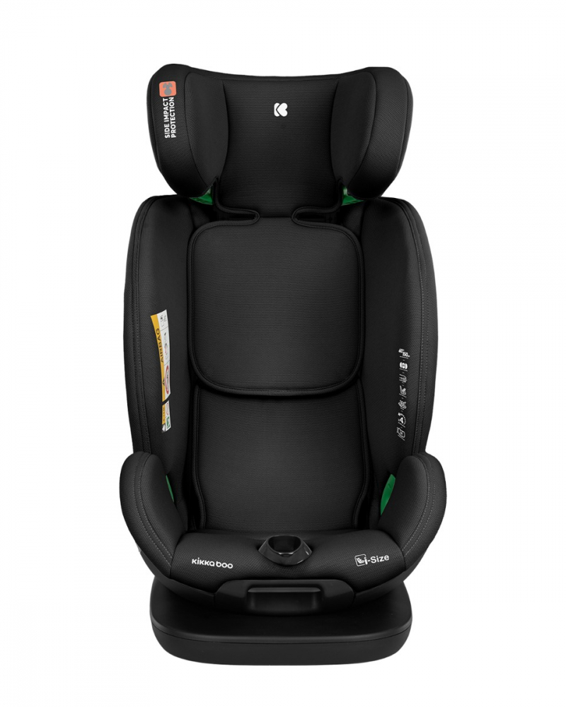 Scaun Auto Kikkaboo i-View i-SIZE, Isofix, Negru - imagine 5