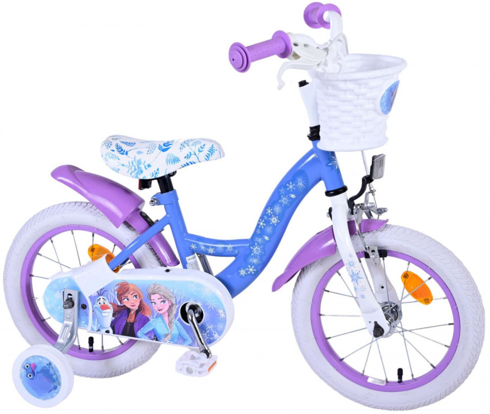 Bicicleta Disney Frozen 14" Eandl, Frână și Ghidon Reglabil - imagine 7
