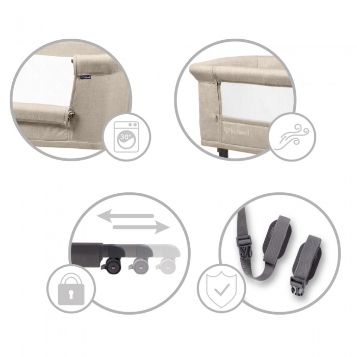 Patut Kidwell Alula Beige 3-in-1 Sigur - imagine 3