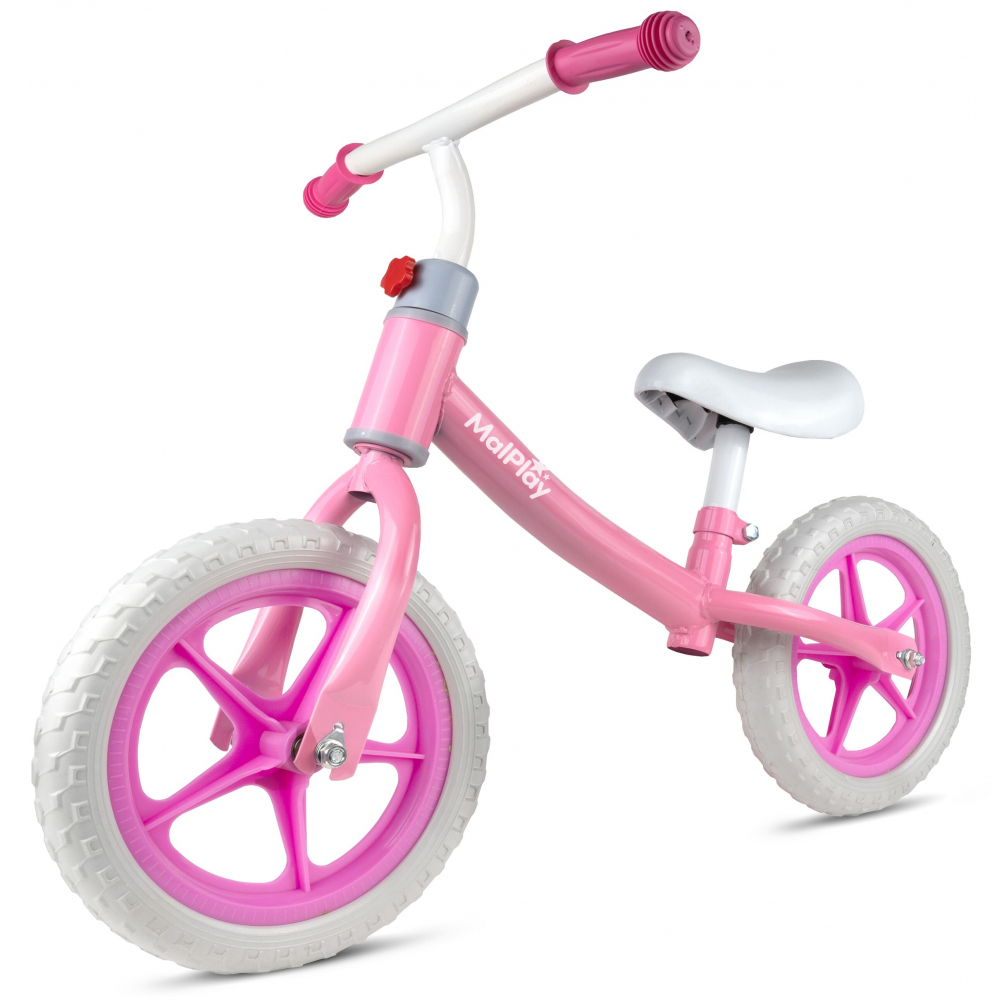 Bicicleta Fără Pedale Malplay Push Sport Roz, 12 Inch - imagine 10