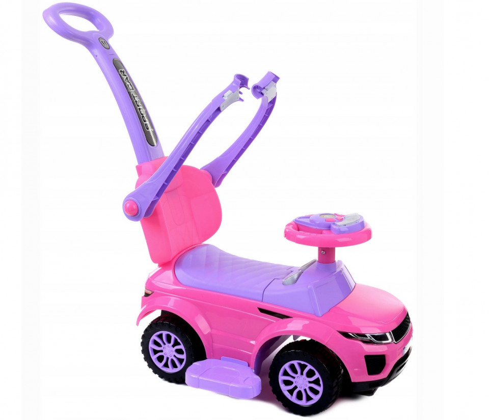 Masinuta Eurobaby Range Rover Roz, cu Sunete si Lumini - imagine 5