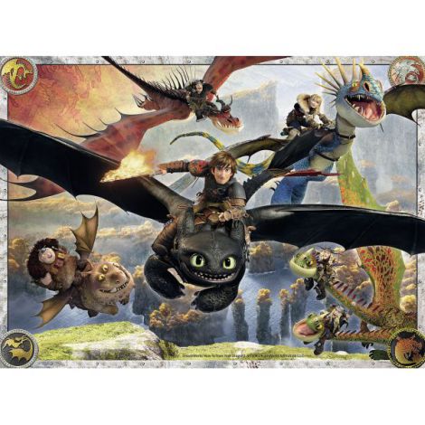 Puzzle Dragons Ravensburger 150 Piese - Aventură - imagine 2