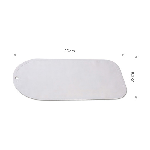 Covor antiderapant BabyOno, 55x35 cm, Gri - imagine 2