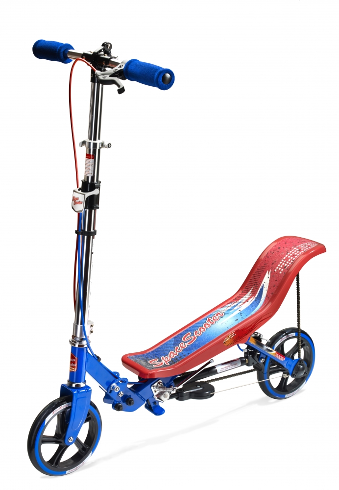 Space Scooter X580 Rosu-Albastru, Pliabila, 8 ani+ - imagine 5