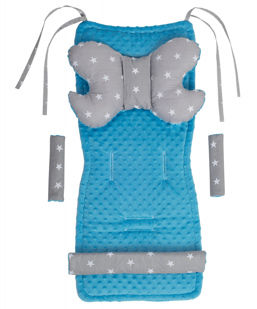 Set 4 in 1 Minky Nichiduta Turquoise - imagine 2