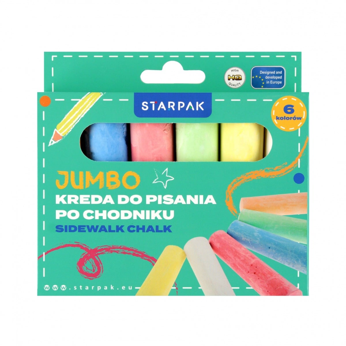Creta Colorata Starpak, 6 Culori