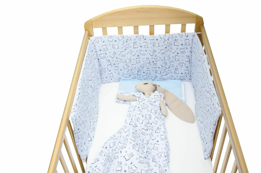Set protecții patut bumbac Baby Bear | KidsDecor - imagine 6