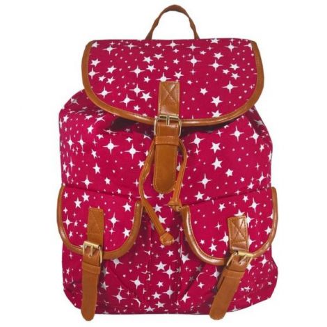 Rucsac Urban LaRue Deep Sky Roz cu Piele Ecologică