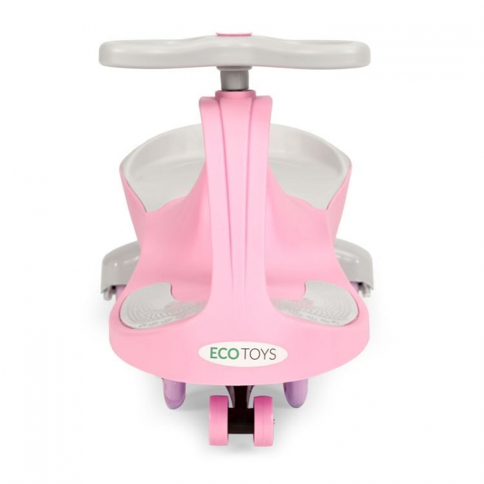 PlasmaCar Ecotoys Pink, Roti LED, Sarcina 120kg - imagine 5