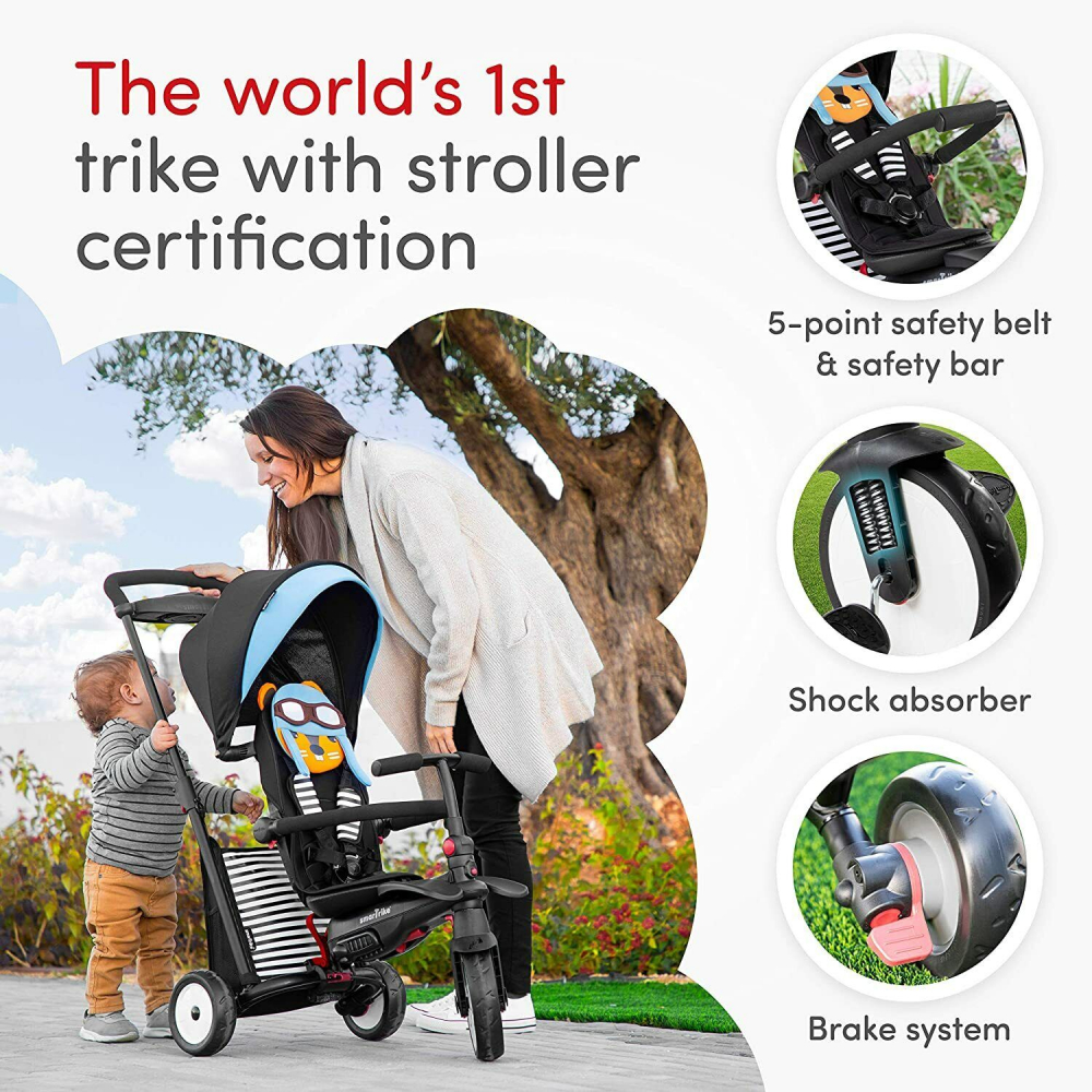 Smart Trike STR5 7 in 1, Pliabila, Frana, 9 Luni+ - imagine 4