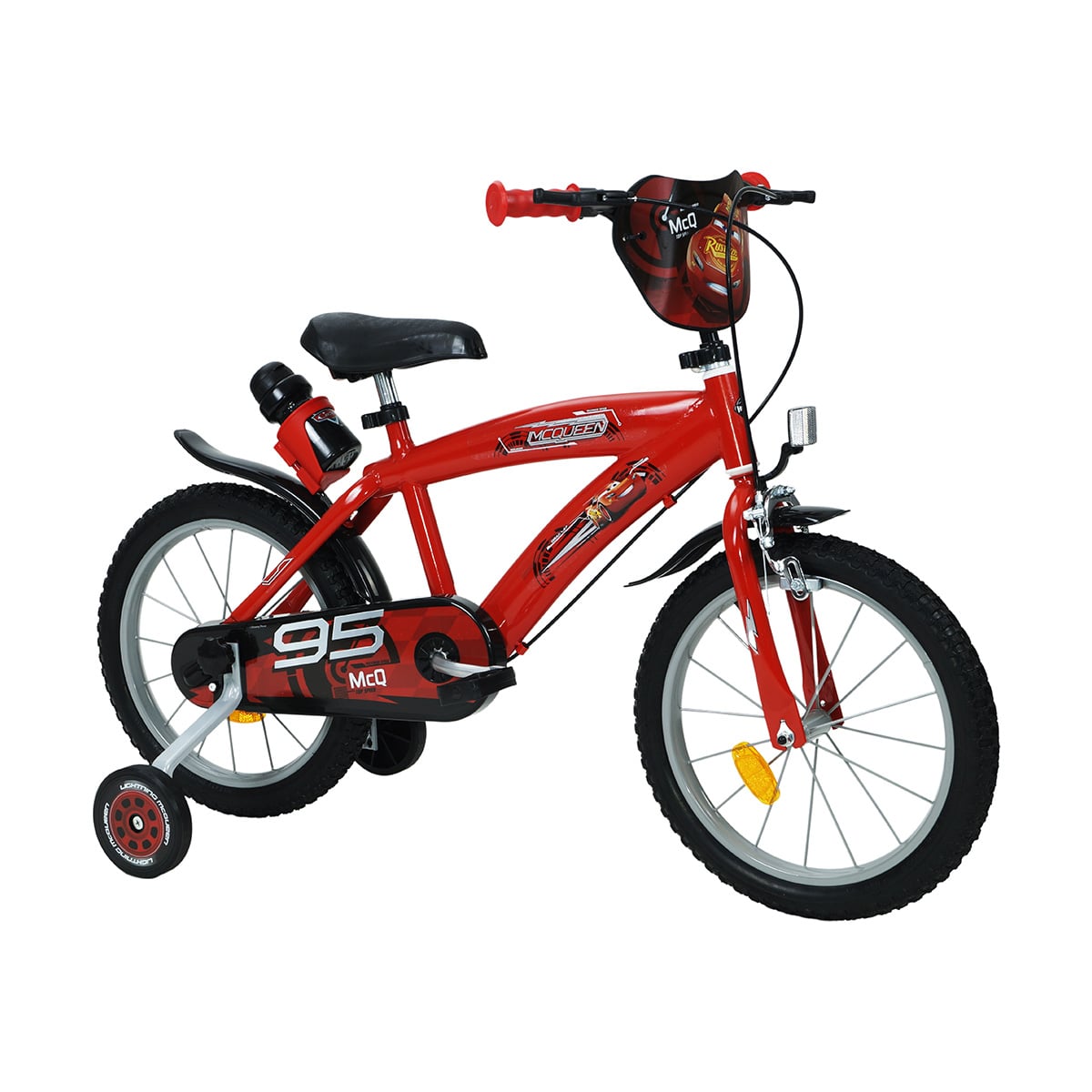 Bicicleta Huffy Disney Cars 16 inch cu Roti Ajutatoare