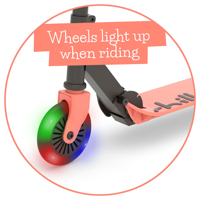 Trotineta Chillafish Flexxi Glow LED Flamingo - imagine 3