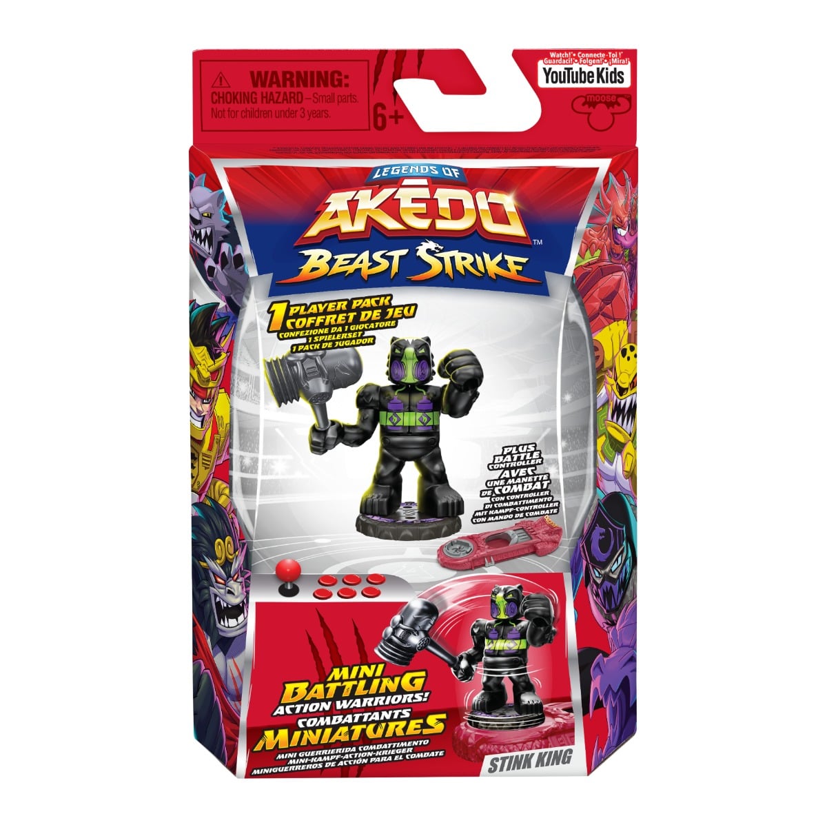 Akedo Stink King Beast Strike Figurina cu Accesorii
