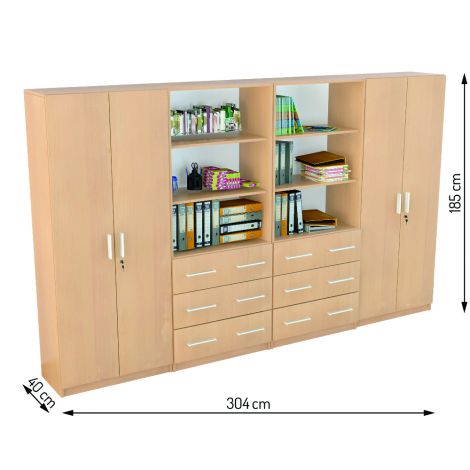 Set Expo 5 Moje Bambino - Mobilier școlar depozitare - imagine 3
